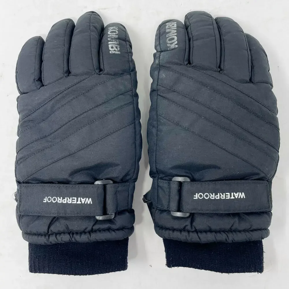 Kombi Black Waterproof Insulated Winter Gloves Ladies M Thinsulate
